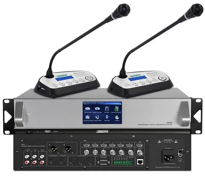 Dsppa SYSTEM KONFERENCYJNY D6000 JEDNOSTKA CENTRALNA D6201, zdjęcie 1 z 9