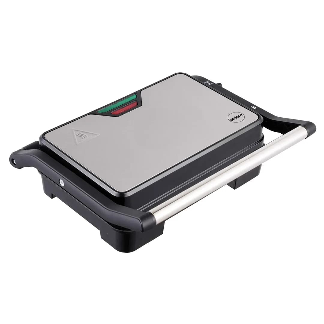 Eldom GRILL KONTAKTOWY GK110 800W CZARNO-SREBRNY, zdjęcie 1 z 12