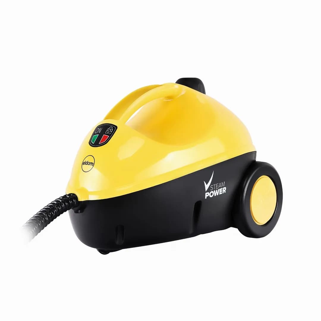 Eldom MYJKA PAROWA CM2000 VAPURO 1500W 1,2 L POJ. 15 ELEMENTÓW: WĄŻ KARBOWANY, 2-CZĘŚCIOWA RURA, zdjęcie 1 z 12