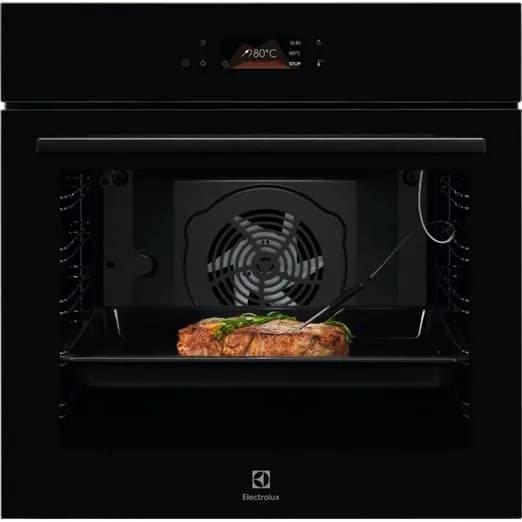 Electrolux Piekarnik elektryczny LOE8H39Z 71 l | AquaClean parowe | termosonda | SoftClosing | czarny, zdjęcie 1 z 6