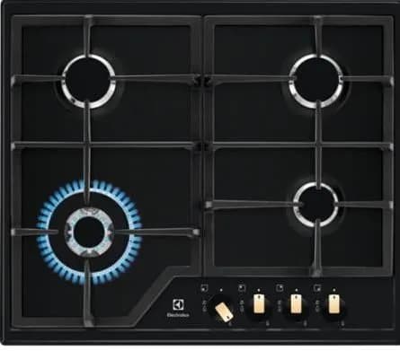 Electrolux Płyta gazowa EGS6436RK Retro 60 cm | 4 palniki | ruszty żeliwne | zapłon elektryczny |, zdjęcie 1 z 3