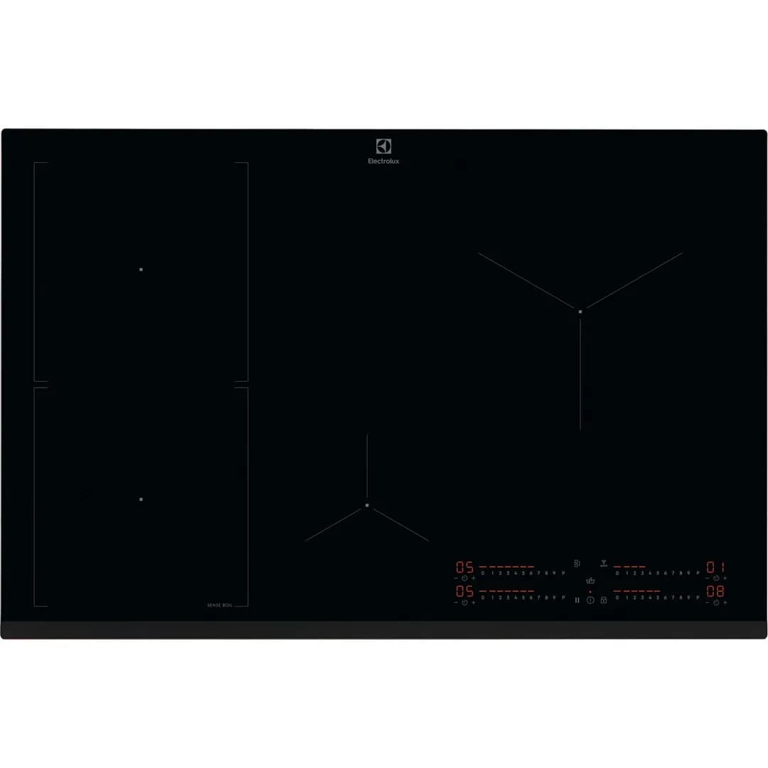Electrolux Płyta indukcyjna EIS82453 78 cm | SenseBoil | PowerBoost | timer | czarny | bezramkowa, zdjęcie 1 z 3