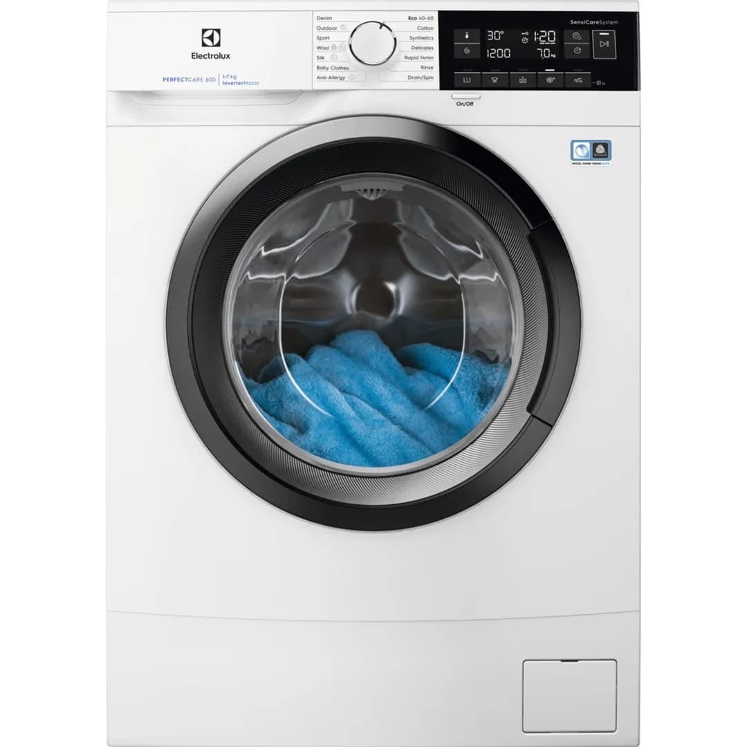Electrolux Pralka EW6SN347SP 7 kg 1200 obr/min Slim | SensiCare | opóźnienie startu | klasa A, zdjęcie 1 z 6