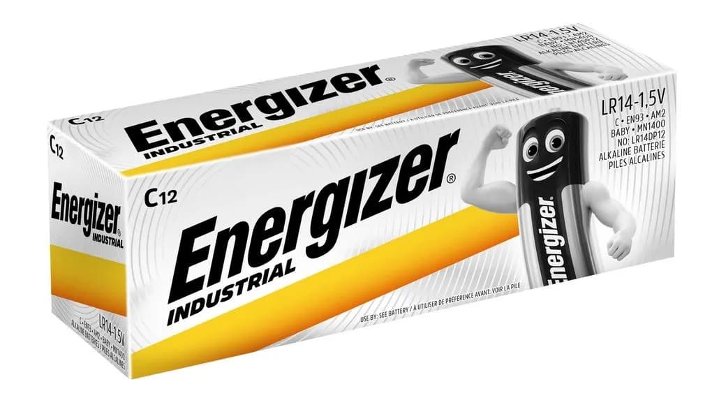 Energizer BATERIA INDUSTRIAL PRO LR14 C R14 1,5V 12 SZTUK, zdjęcie 1 z 3