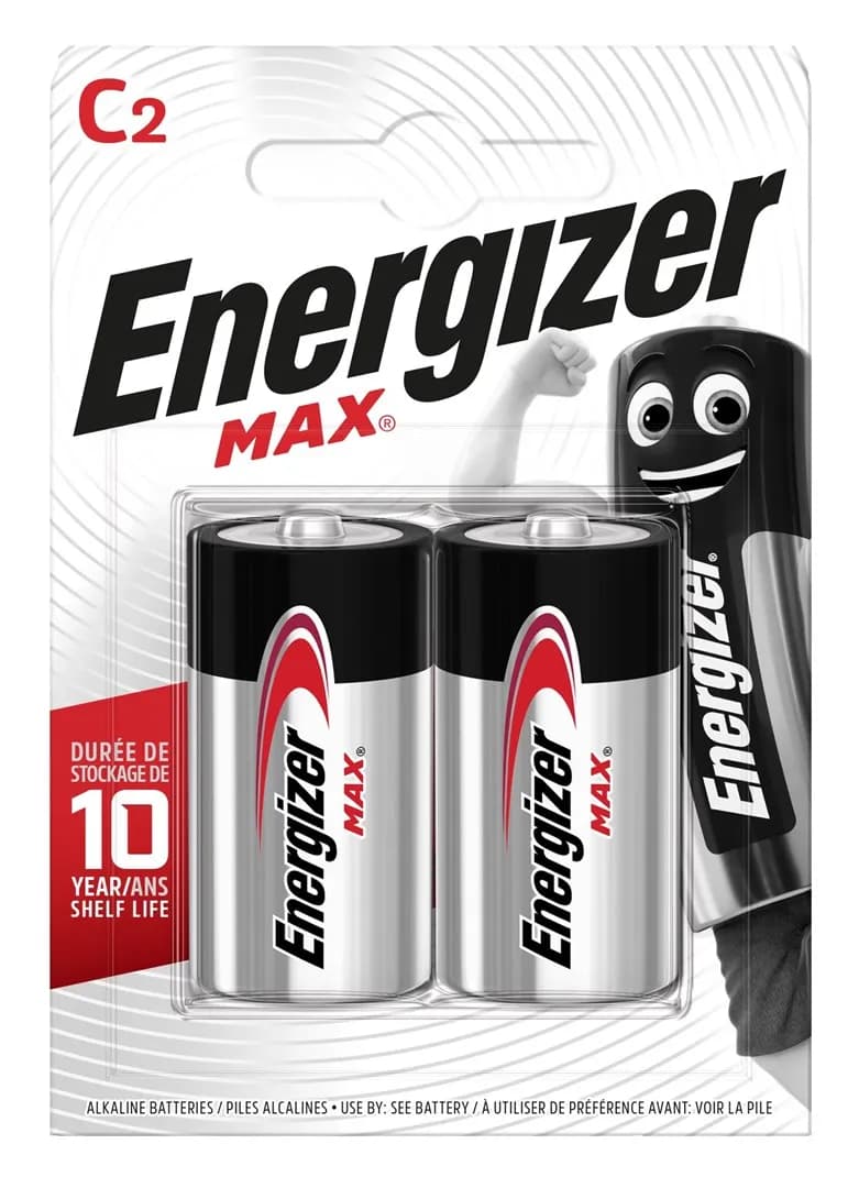 Energizer BATERIA MAX C LR14. 2 szt. Opakowanie ECO