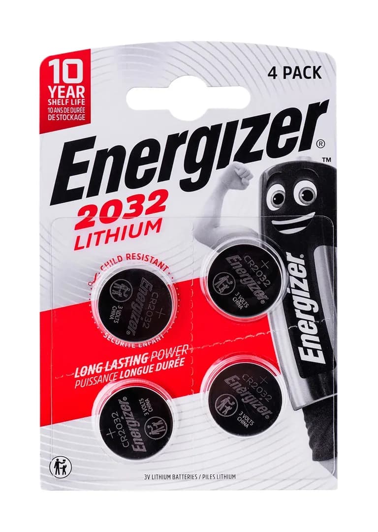 Energizer BATERIA SPECJALISTYCZNA CR2032, 4 sztuki, 3V, ECO, zdjęcie 1 z 3
