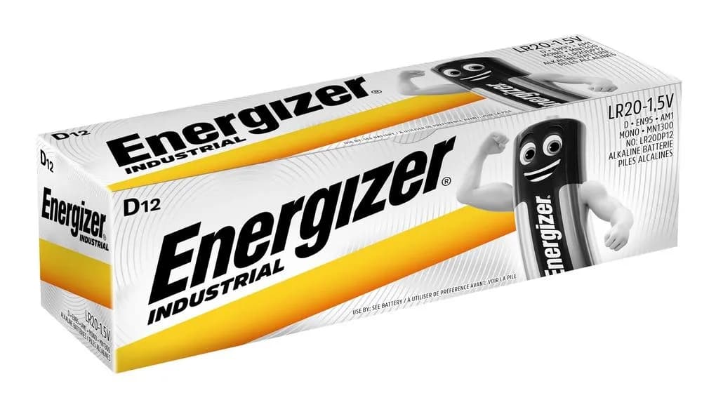 Energizer BATERIE INDUSTRIAL PRO D LR20 1,5V 12 SZTUK, zdjęcie 1 z 2