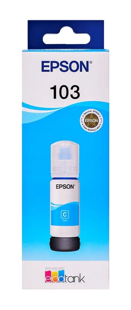 Epson Tusz C13T00S24A (oryginał 103; 65 ml; niebieski), zdjęcie 1 z 4