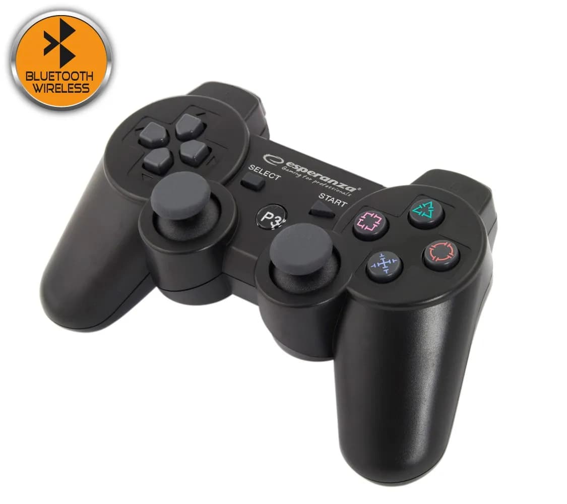 Esperanza Gamepad bezprzewodowy EGG109K (PS3; kolor czarny), zdjęcie 1 z 10