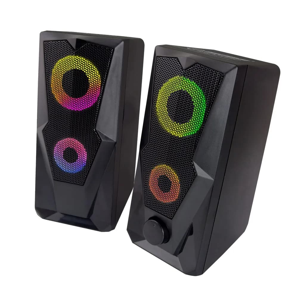 Esperanza GŁOŚNIKI 2.0 USB LED RAINBOW BAILA EGS103, zdjęcie 1 z 3