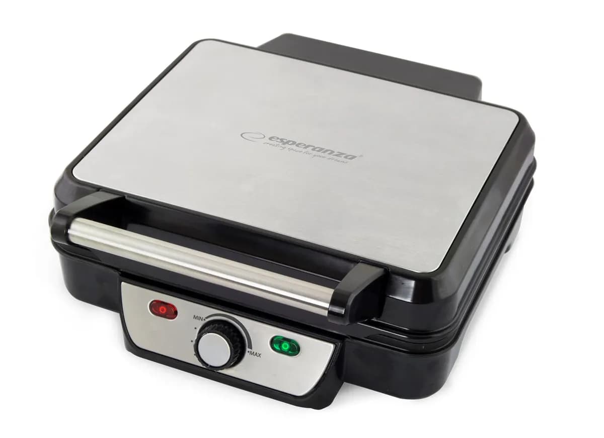 Esperanza Grill elektryczny Provolone EKG007 (stołowy-zamknięty; 1800W; kolor inox), zdjęcie 1 z 10