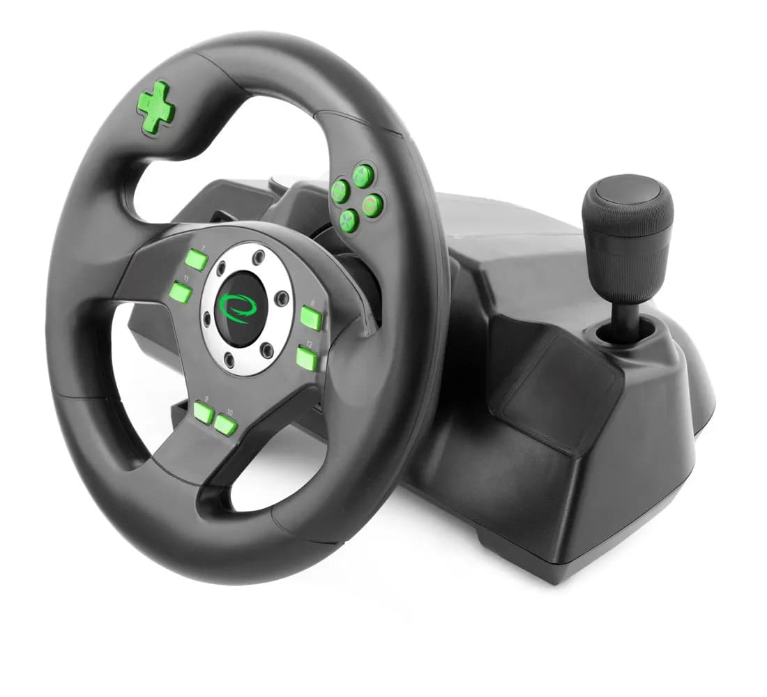 Esperanza Kierownica Drift EGW101 (PC, PS3; kolor czarny), zdjęcie 1 z 12