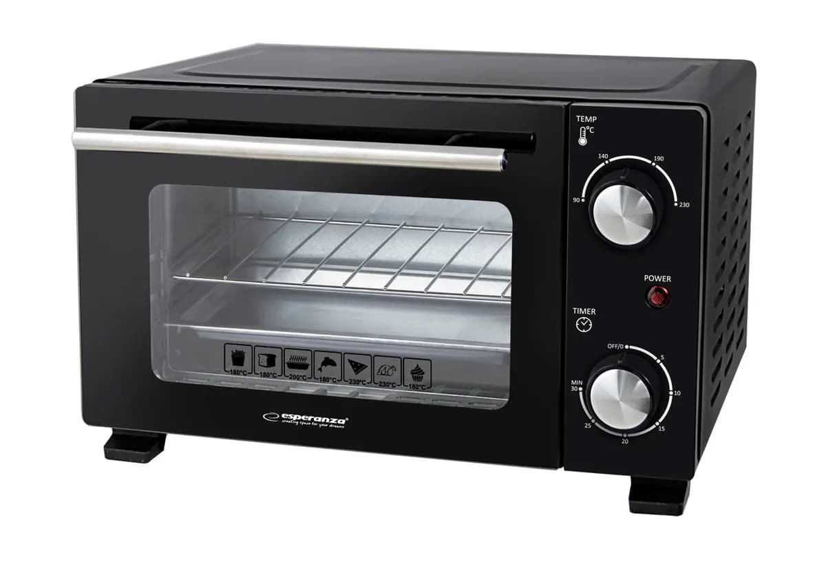 Esperanza MINI PIEKARNIK CALZONE 10L 800W EKO007N, zdjęcie 1 z 12