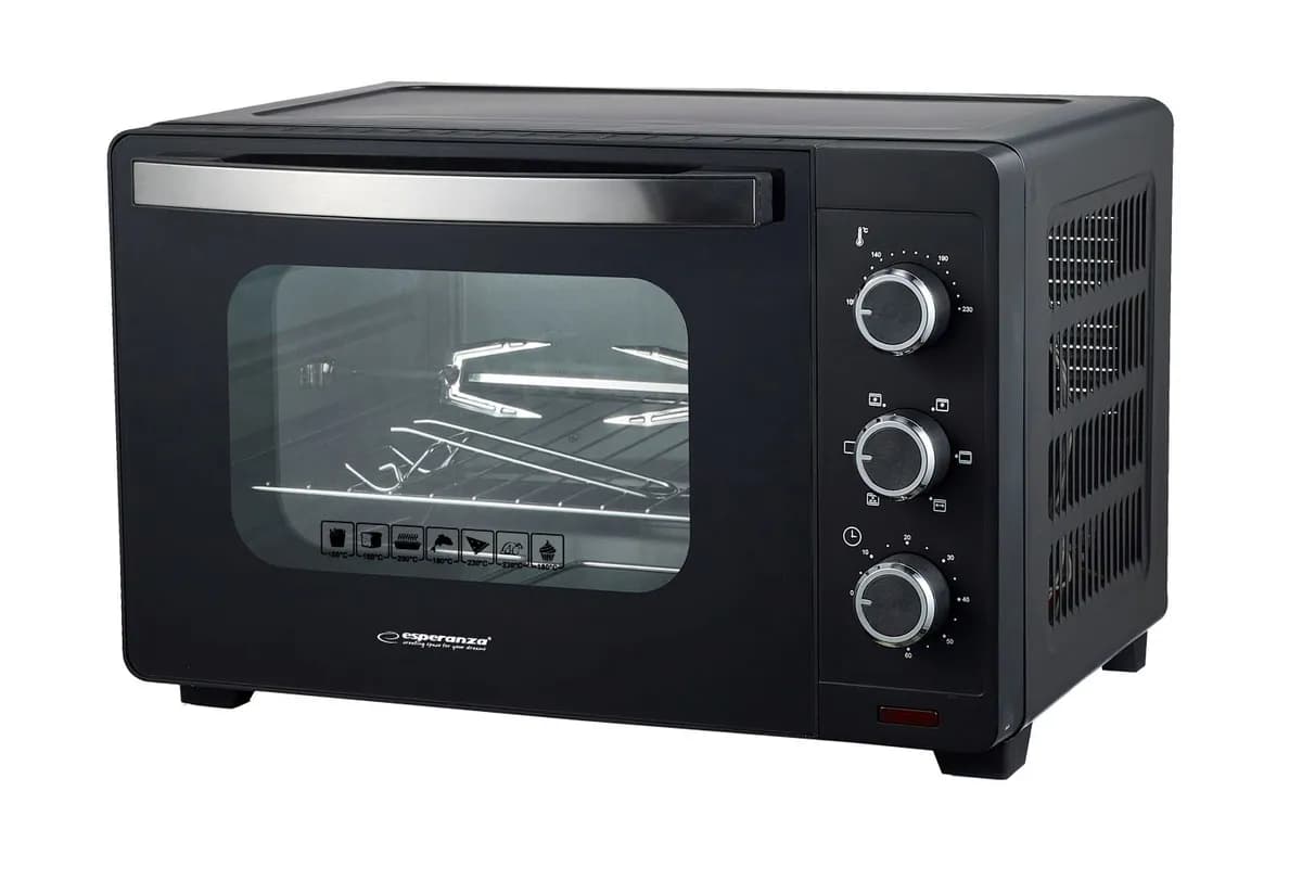 Esperanza MINI PIEKARNIK Z KONWEKCJĄ I ROŻNEM NAPOLI 1600W 25L EKO006N, zdjęcie 1 z 12