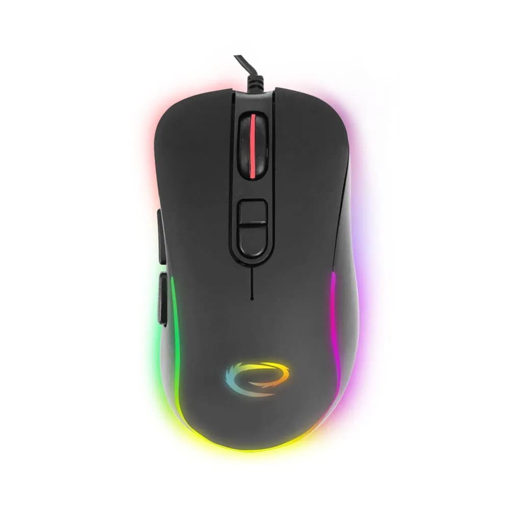 Esperanza MYSZ PRZEWOD. 7D DLA GRACZY HESPERIS USB-C EGM303, zdjęcie 1 z 8