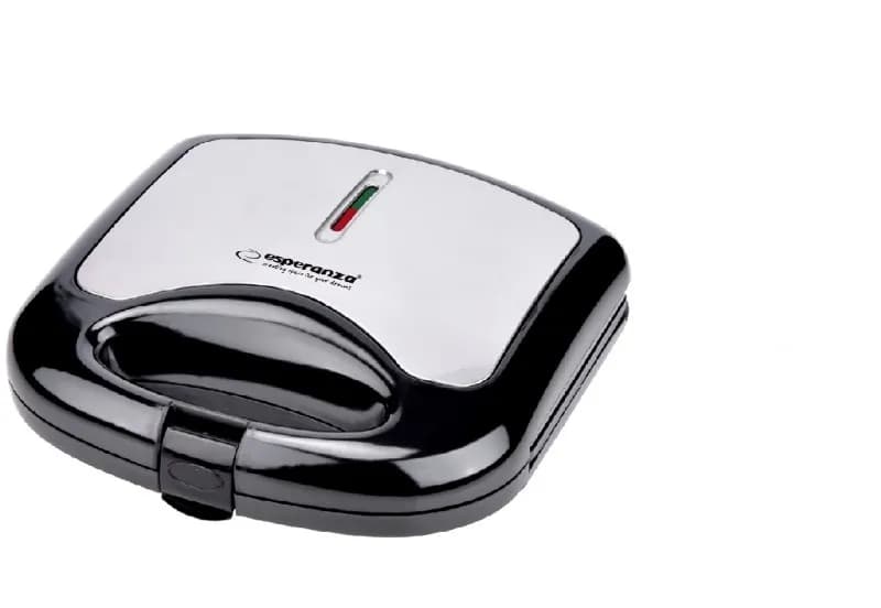 Esperanza Opiekacz do kanapek ASIAGO EKT011 (1000W; kolor czarno-srebrny), zdjęcie 1 z 10