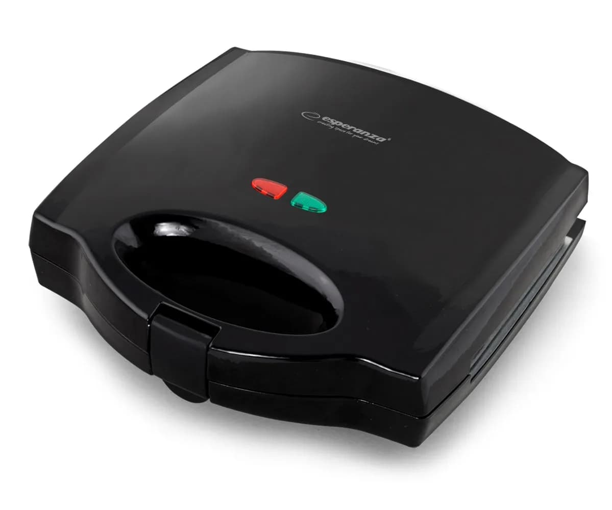 Esperanza Opiekacz do kanapek Portabella EKT006K (700W; kolor czarny), zdjęcie 1 z 12