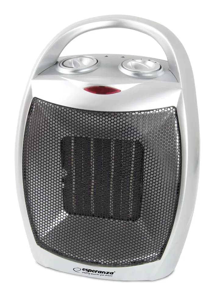 Esperanza Termowentylator elektryczny EHH006 (1500W; 3 stopnie grzania; kolor czarny, kolor srebrny), zdjęcie 1 z 5