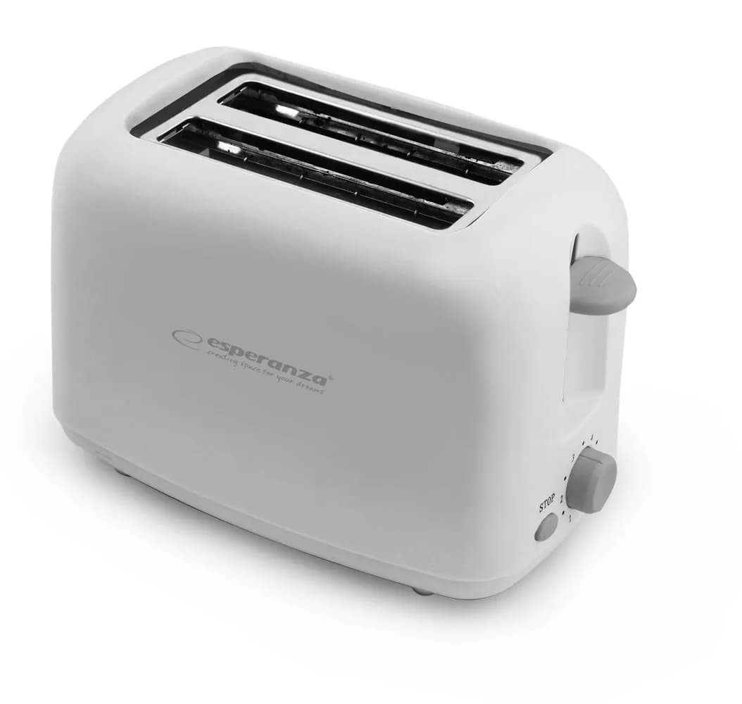 Esperanza Toster Ciabatta EKT002 (600W; kolor biały), zdjęcie 1 z 4