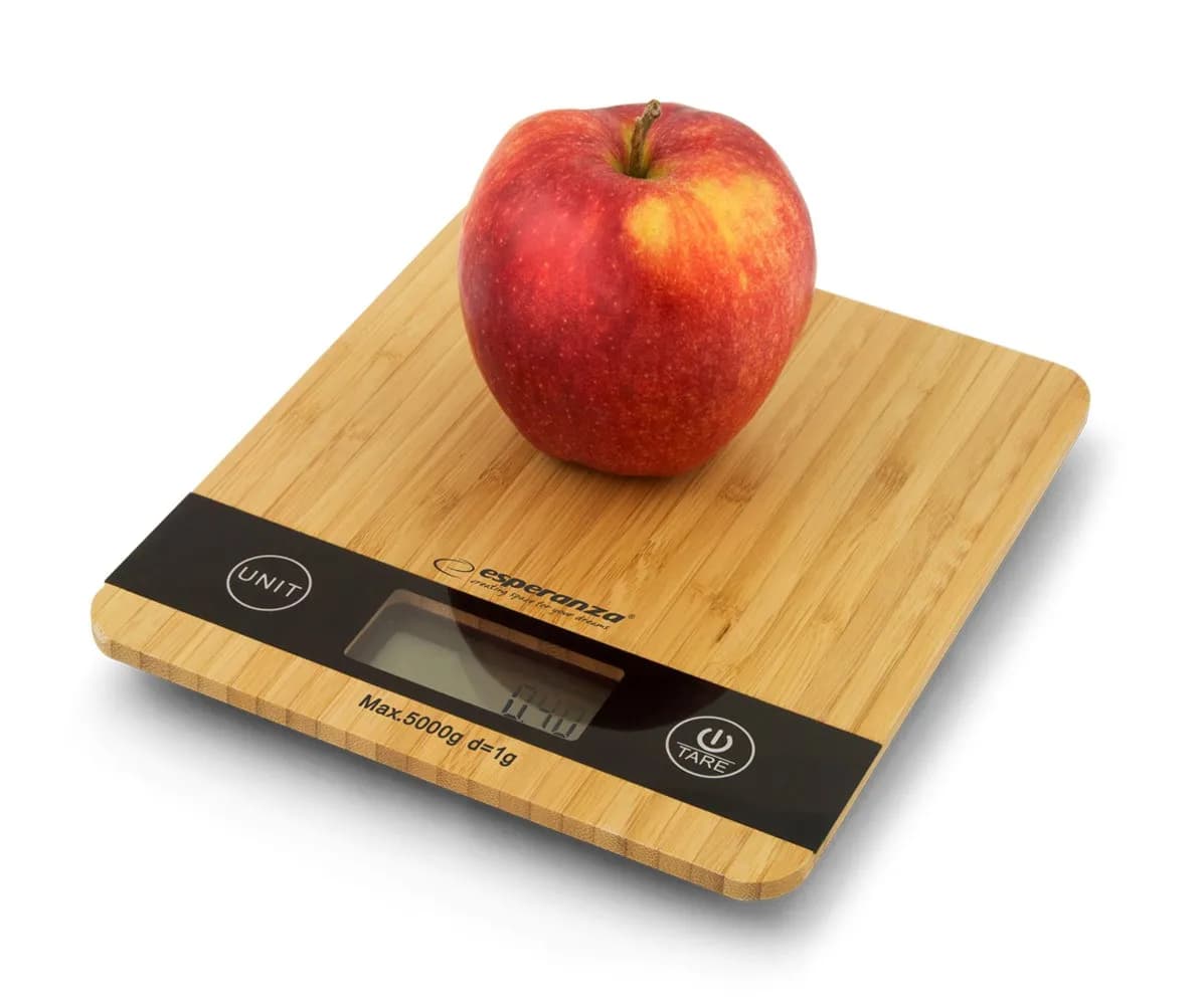 Esperanza Waga kuchenna Bamboo EKS005 (kolor beżowy), zdjęcie 1 z 10