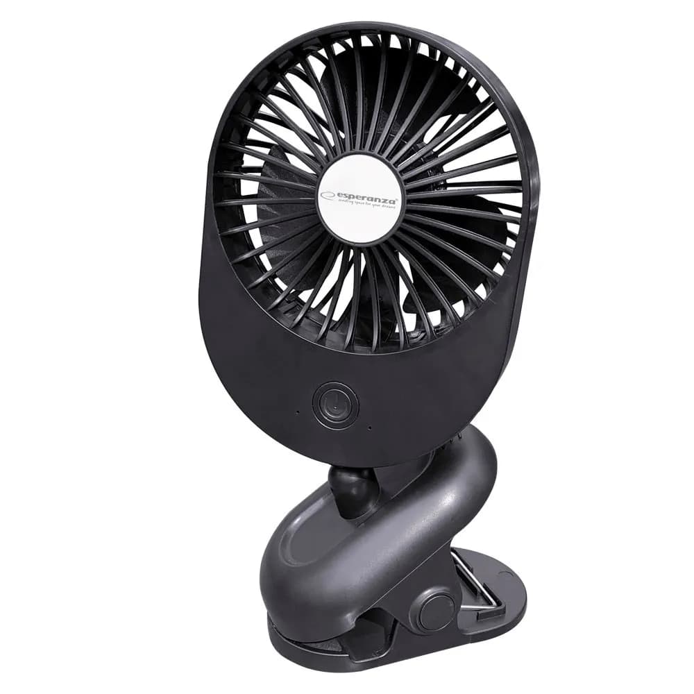 Esperanza WENTYLATOR KOMPAKTOWY USB SILENE EHF103K, zdjęcie 1 z 7