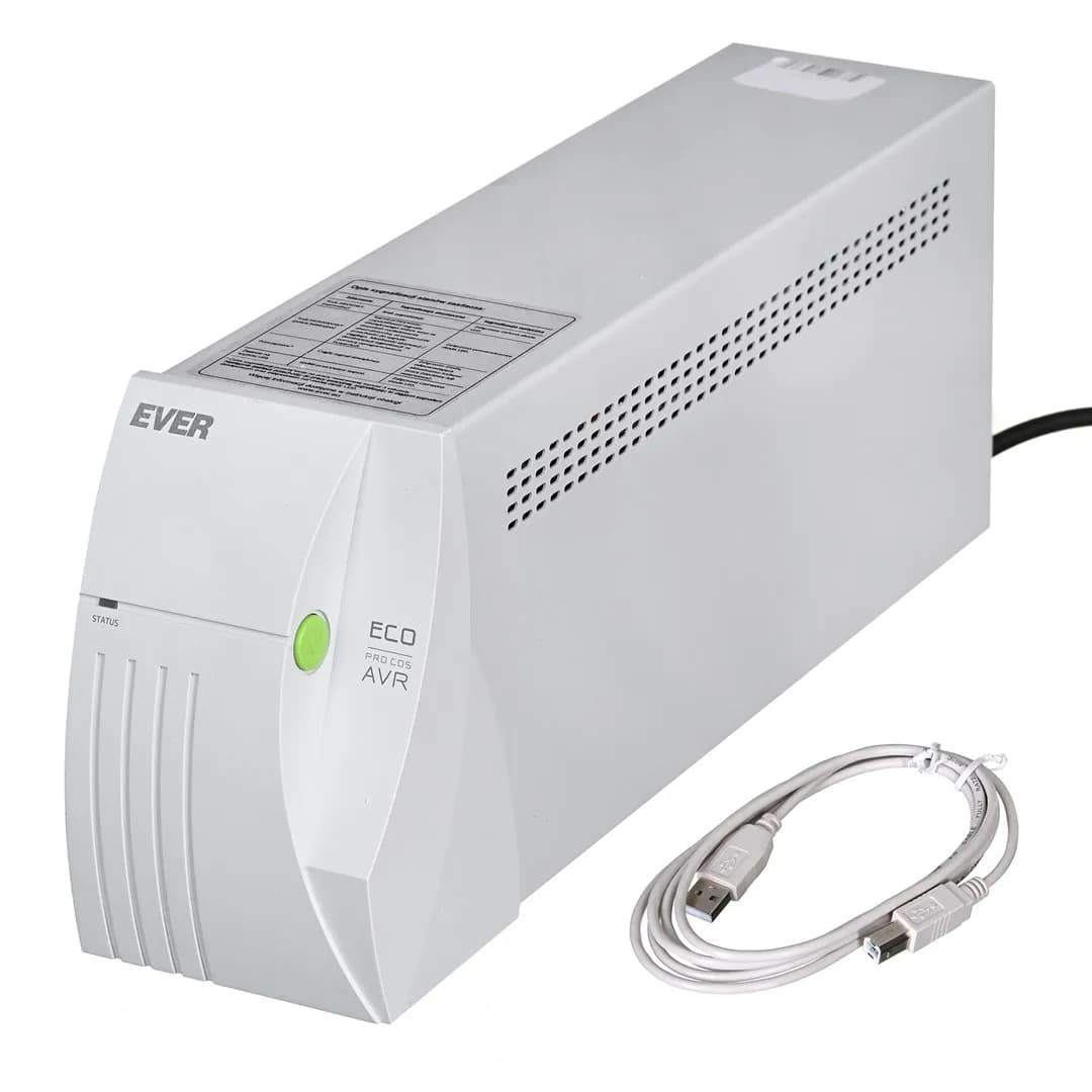 Ever Zasilacz ECO PRO W/EAVRTO-000K70/00 (700VA) (WYPRZEDAŻ), zdjęcie 1 z 6