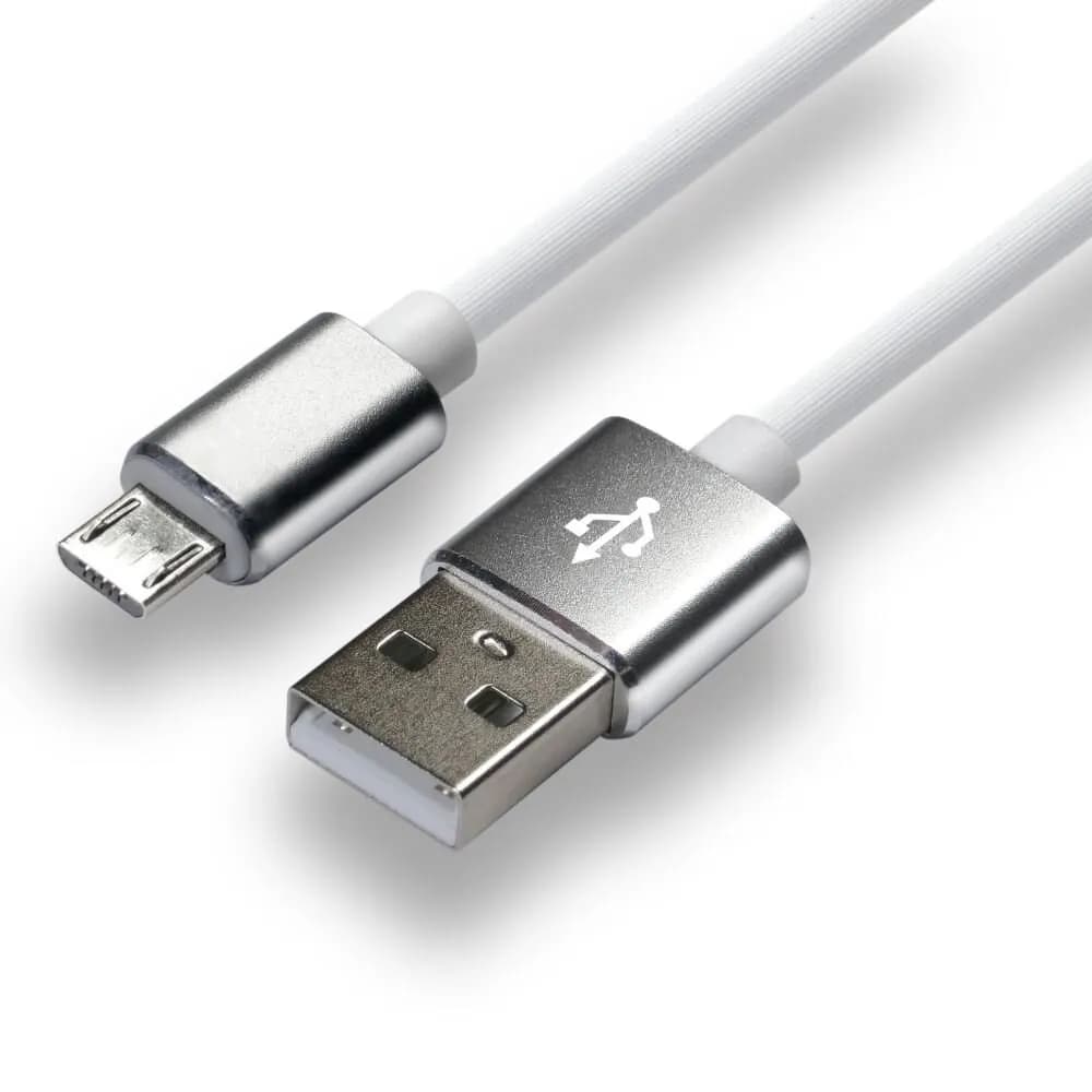 Everactive Kabel zasilający CBS-1MW (USB - Micro USB ; 1m; kolor biały), zdjęcie 1 z 3