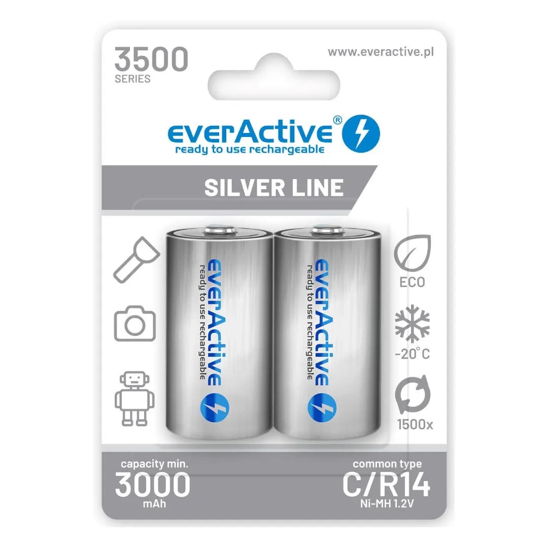 Everactive Zestaw akumulatorków EVHRL14-3500 (3500mAh ; Ni-MH), zdjęcie 1 z 2