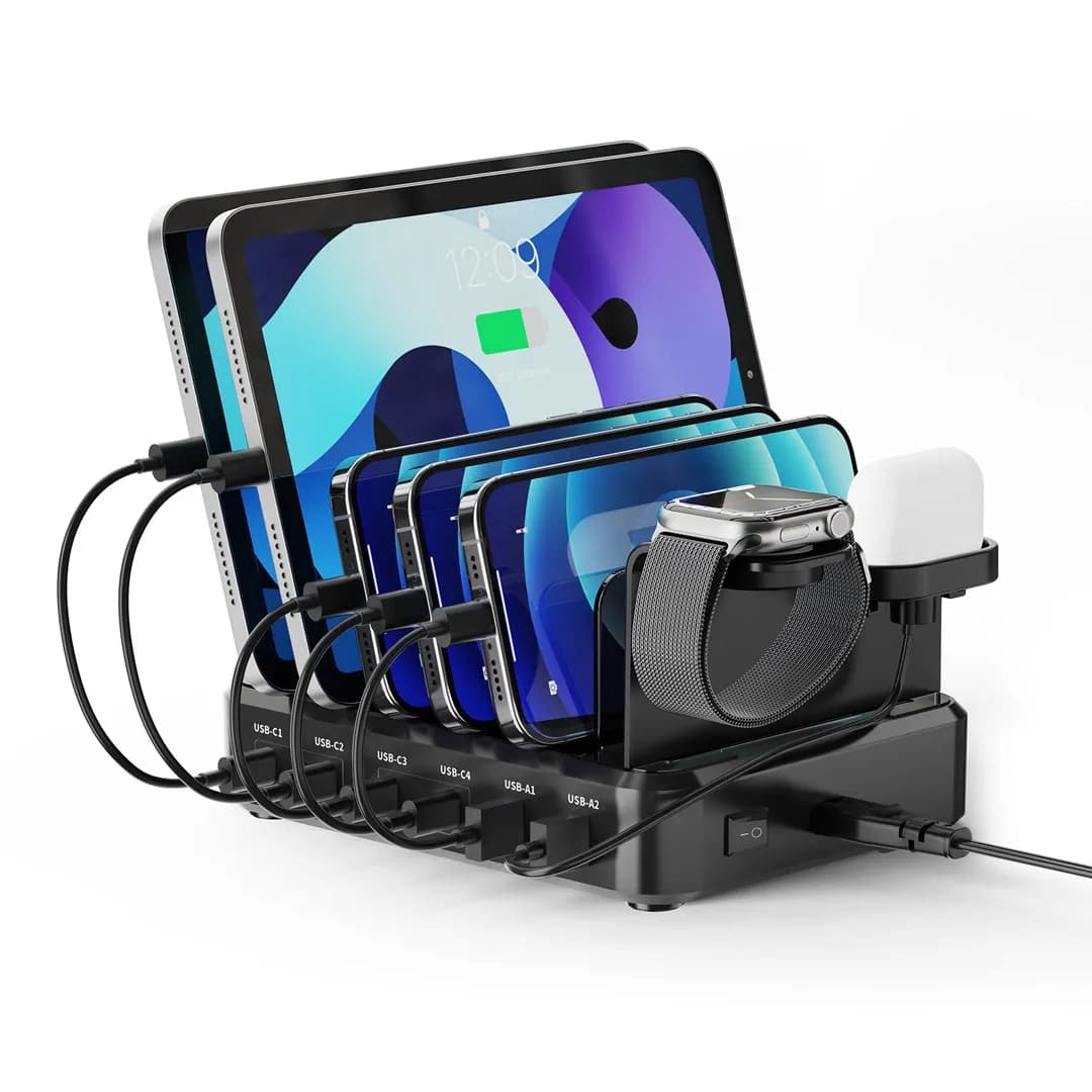 Ewent ŁADOWARKA SIECIOWA 130W 6-PORTOWA, 4X USB-C, zdjęcie 1 z 2