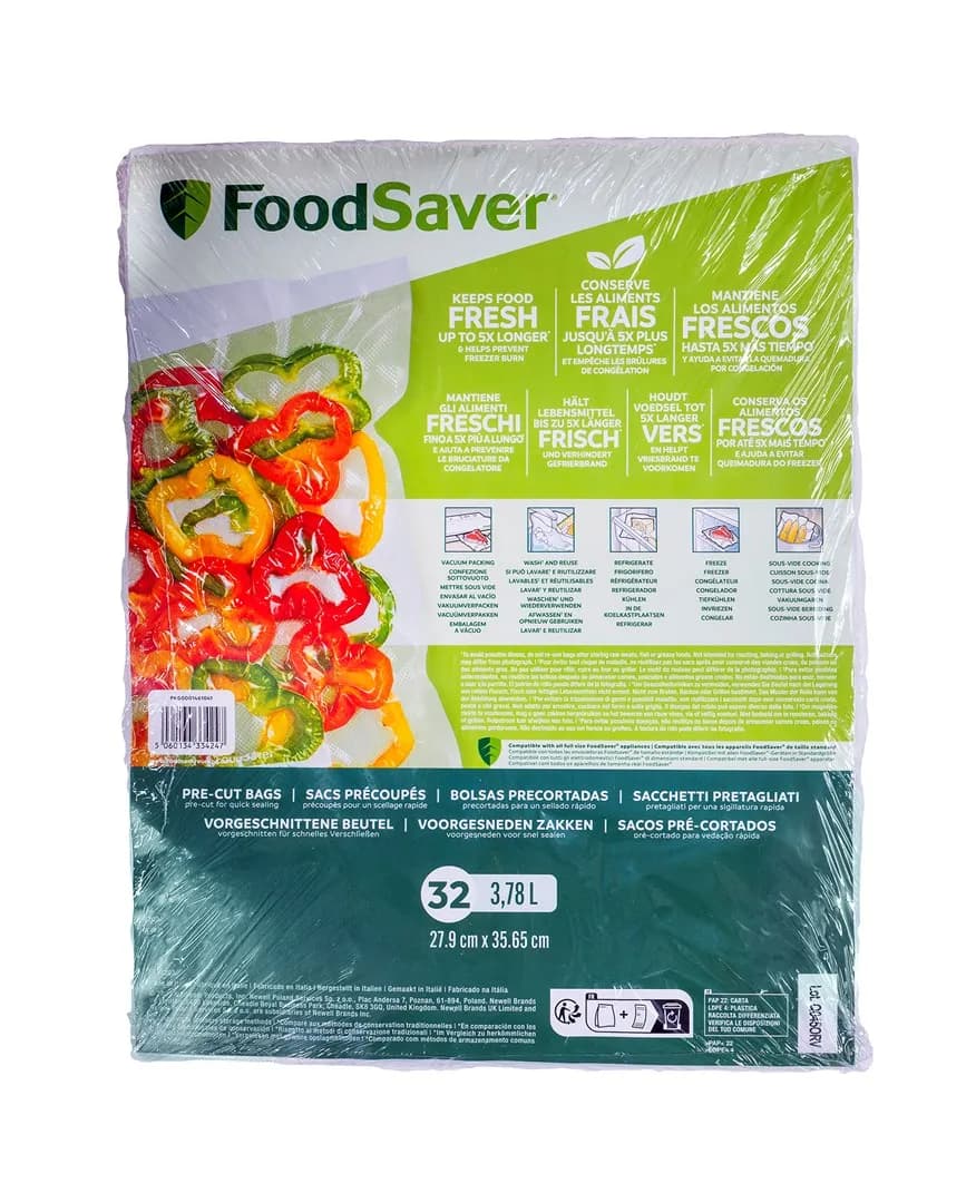 Foodsaver Worki do próżniowego pakowania żywności FSB3202-I (32szt.; 28x35,6cm), zdjęcie 1 z 3