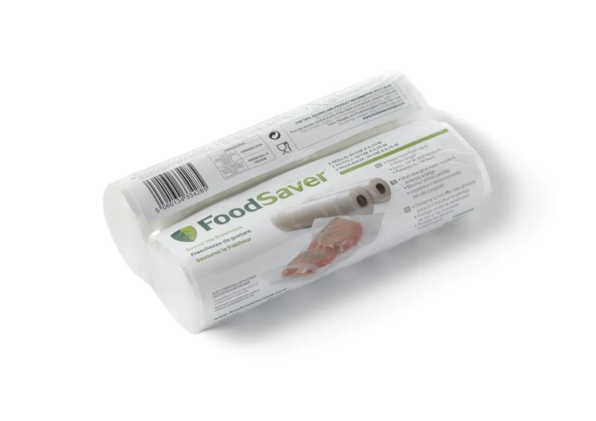 Foodsaver Worki do próżniowego pakowania żywności FSR2002-I (2 rolki; 20cm x 6,6m), zdjęcie 1 z 2