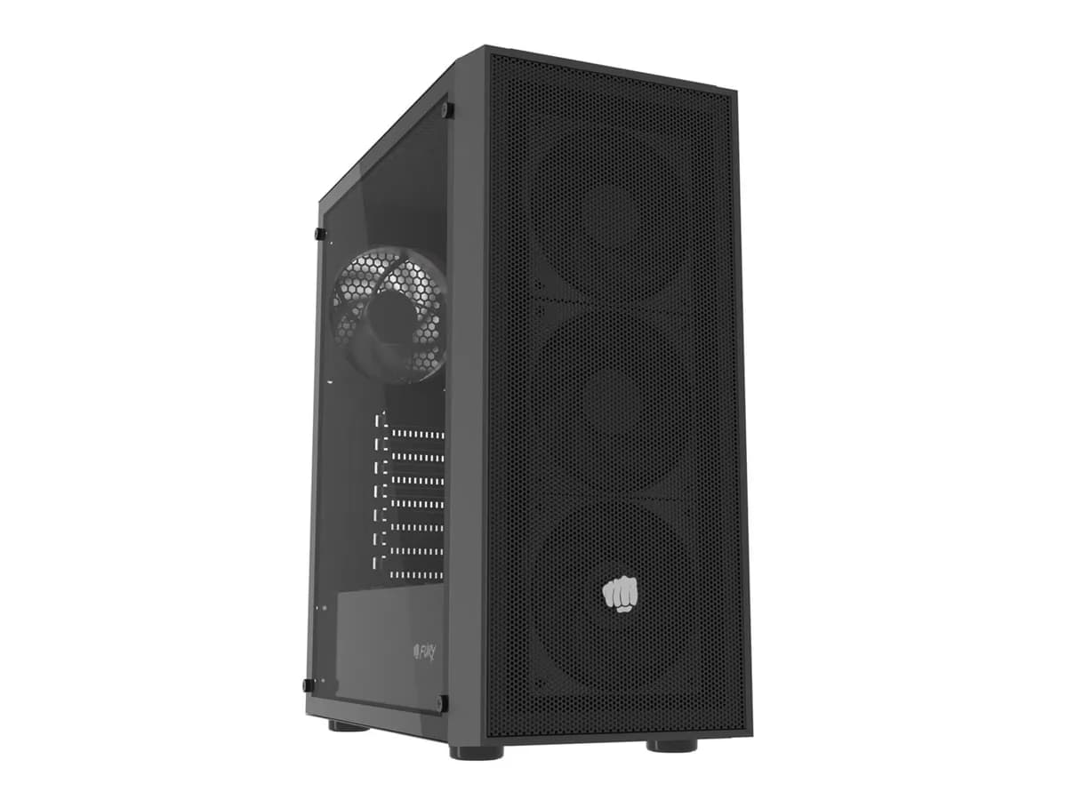 Fury OBUDOWA SHOBO SH8F MIDI TOWER Z OKNEM CZARNA, zdjęcie 1 z 12