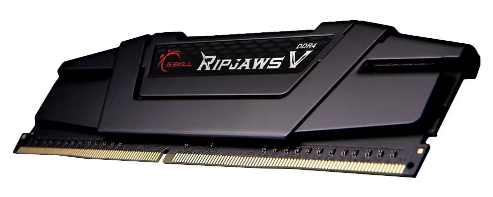 G.skill DDR4 RIPJAWSV 16GB 3200MHZ CL16 XMP2 BLACK F4-3200C16S-16GVK, zdjęcie 1 z 2