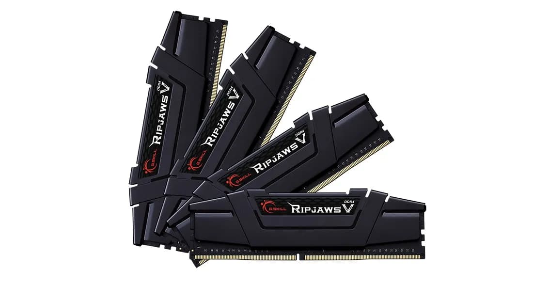 G.skill RIPJAWSV DDR4 4X16GB 3600MHZ CL16 XMP2 F4-3600C16Q-64GVKC, zdjęcie 1 z 4