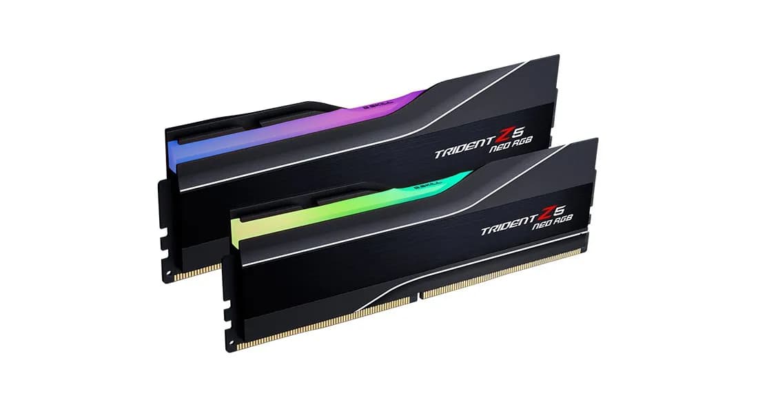 G.skill TRIDENT NEO AMD RGB DDR5 2X16GB 6000MHZ CL30 EXPO BLACK F5-6000J3038F16GX2-TZ5NR, zdjęcie 1 z 8