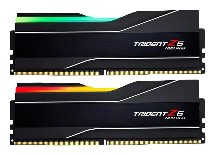 G.skill TRIDENT NEO AMD RGB DDR5 2X32GB 6000MHZ CL26 BLACK F5-6000J2636H32GX2-TZ5NR, zdjęcie 1 z 7