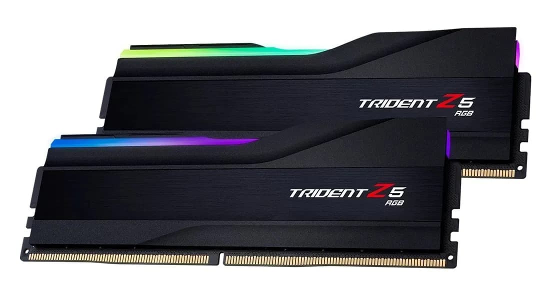 G.skill TRIDENT Z5 RGB DDR5 2X48GB 6400MHZ CL32 XMP3 BLACK F5-6400J3239F48GX2-TZ5RK, zdjęcie 1 z 3