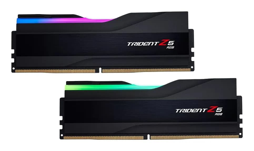 G.skill TRIDENT Z5 RGB DDR5 2X64GB 6400MHZ CL36 XMP3 BLACK F5-6400J3644F64GX2-TZ5RK, zdjęcie 1 z 6