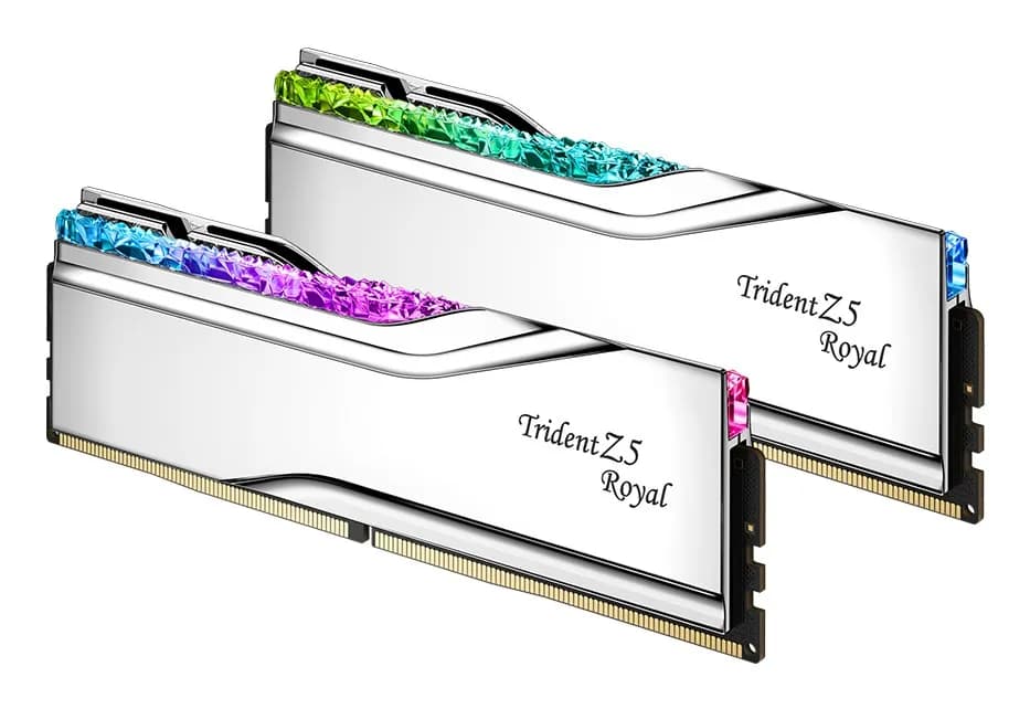 G.skill TRIDENT Z5 ROYAL RGB DDR5 2X16GB 6000MHZ CL28 SILVER F5-6000J2836G16GX2-TR5S, zdjęcie 1 z 8