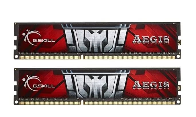 G.skill Zestaw pamięci Aegis F3-1600C11D-16GIS (DDR3 DIMM; 2 x 8 GB; 1600 MHz; CL11), zdjęcie 1 z 3