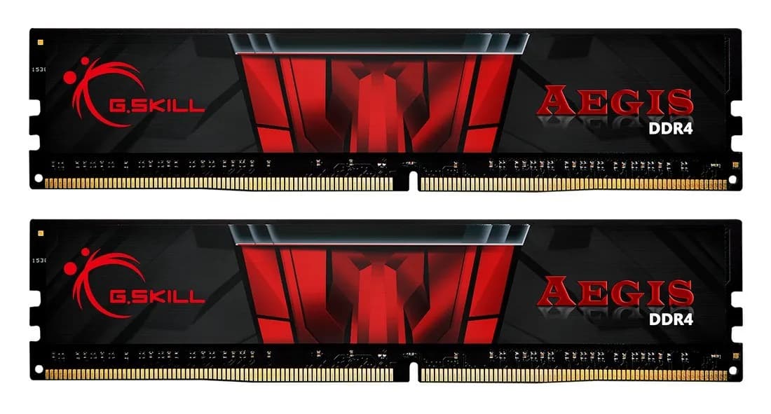G.skill Zestaw pamięci AEGIS F4-2666C19D-32GIS (DDR4; 2 x 16 GB; 2666 MHz; CL19), zdjęcie 1 z 3
