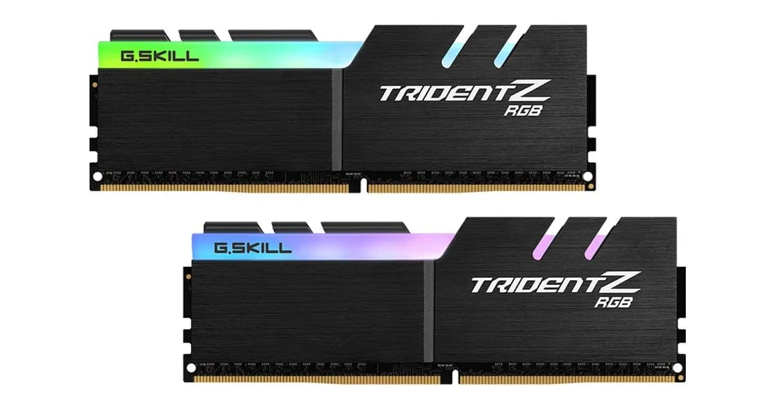 G.skill Zestaw pamięci TridentZ RGB F4-3600C16D-32GTZRC (DDR4 DIMM; 2 x 16 GB; 3600 MHz; CL16), zdjęcie 1 z 5
