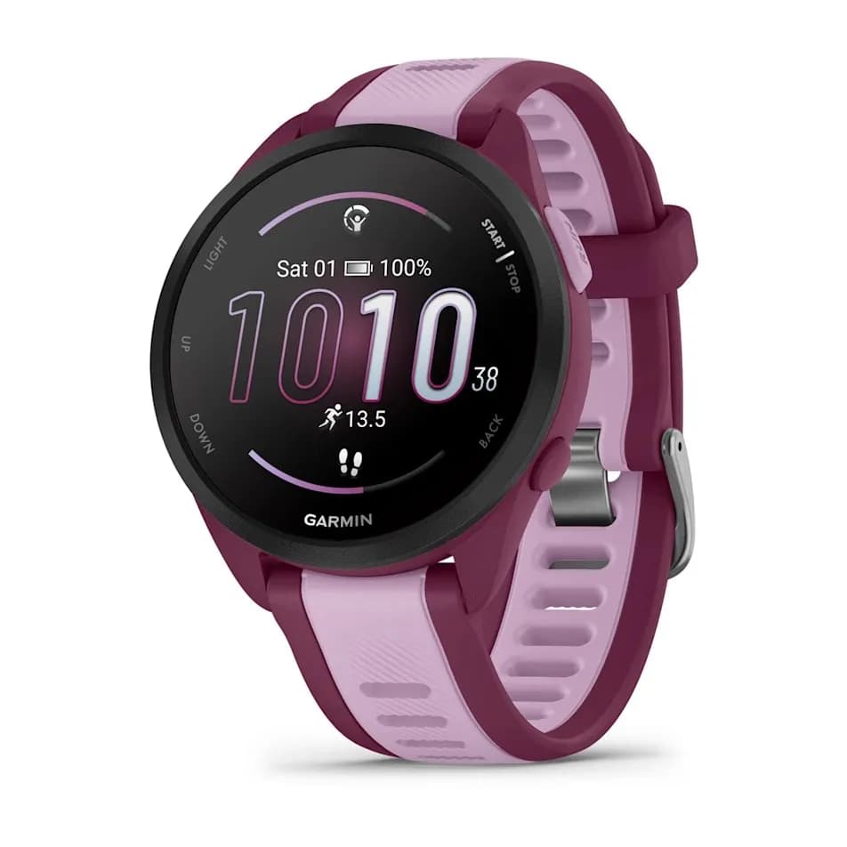 Garmin Zegarek sportowy Forerunner 165 Music AMOLED 43mm Berry/Lilac, zdjęcie 1 z 7