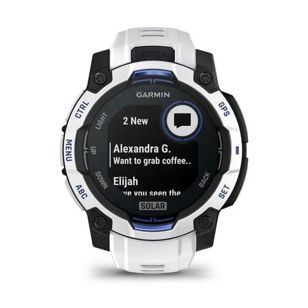 Garmin Zegarek sportowy Instinct 3 Solar 45mm Biały, zdjęcie 1 z 12