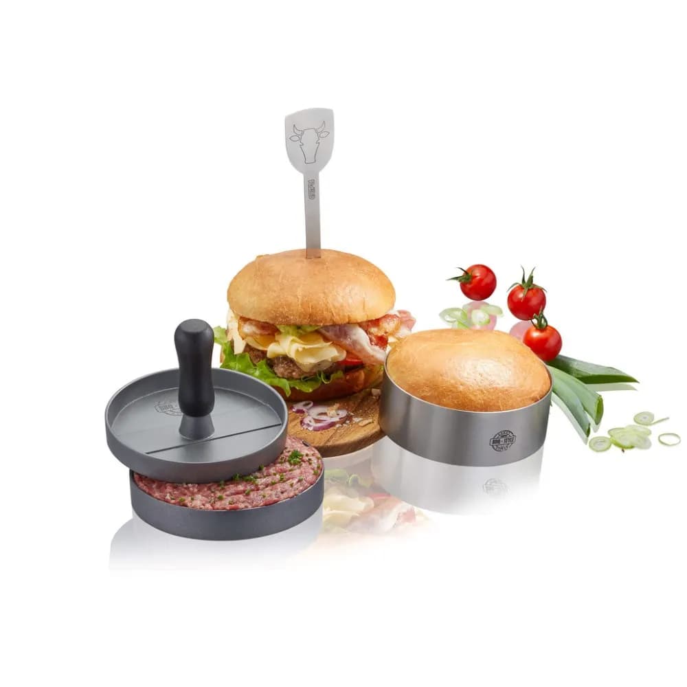 Gefu Zestaw do burgerów 3 częściowy BBQ G-89494