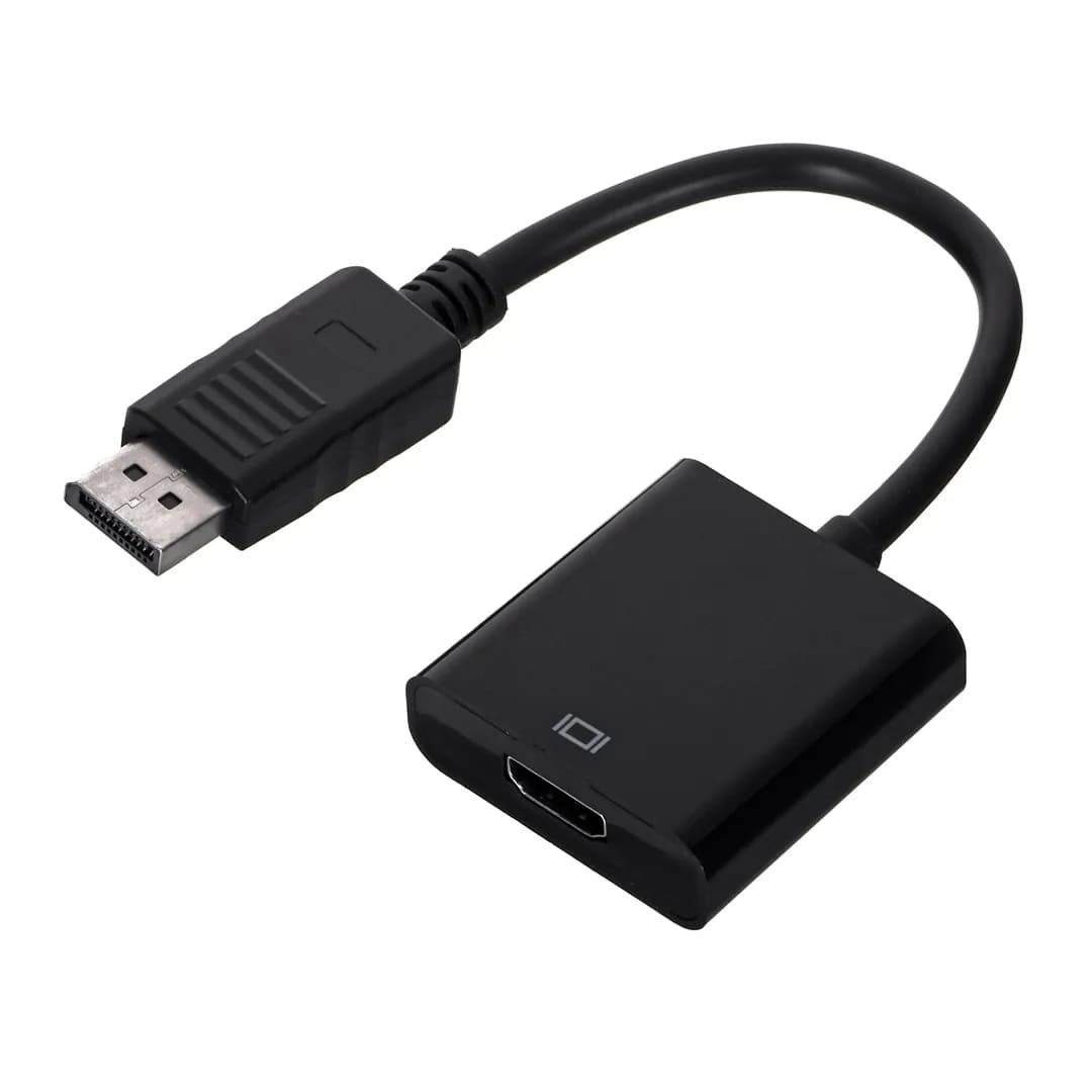 Gembird Adapter A-DPM-HDMIF-002 (DisplayPort M - HDMI F; 0,10m; kolor czarny)