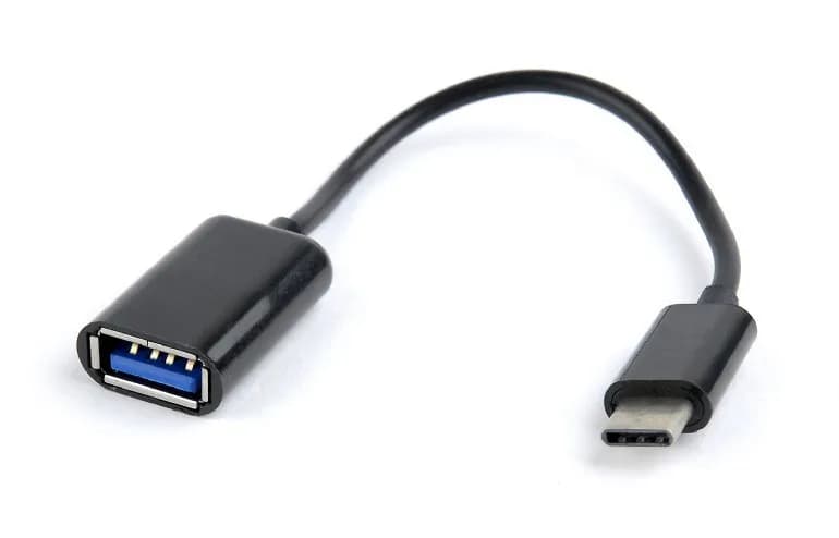 Gembird ADAPTER USB TYP-C MĘSKI DO USB A ŻEŃSKI OTG, 20CM, zdjęcie 1 z 3