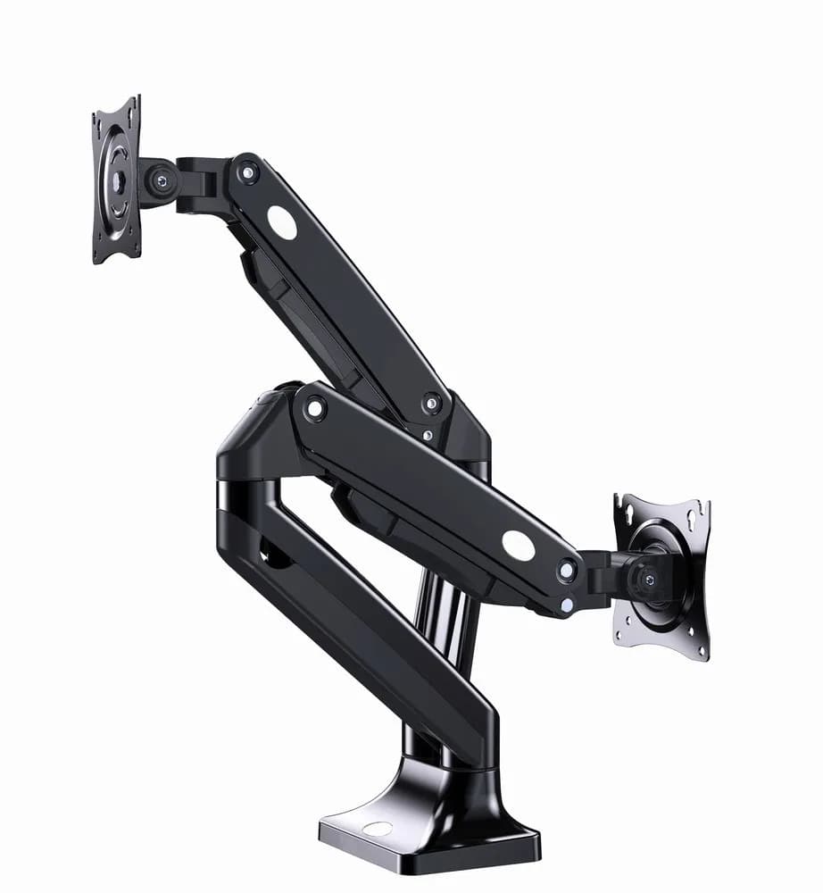Gembird BIURKOWE REGULOWANE RAMIĘ NA 2 MONITORY 17"-35" DO 10KG, zdjęcie 1 z 12