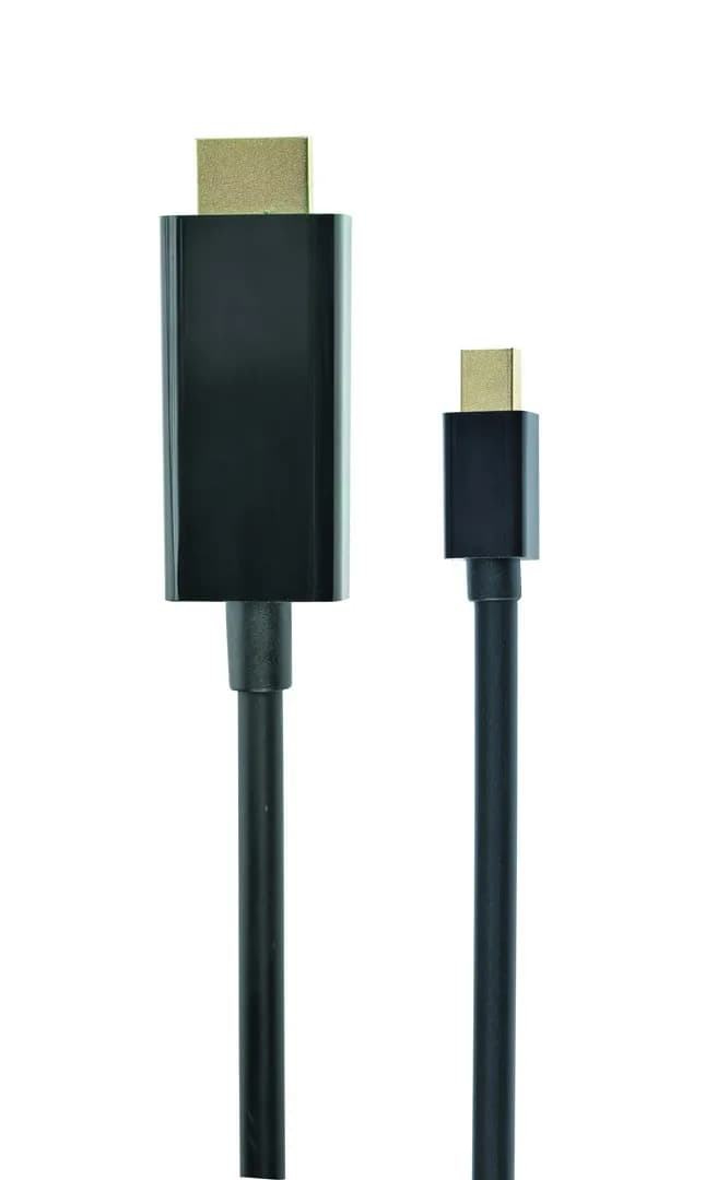Gembird Kabel CC-mDP-HDMI-6 (Mini DisplayPort M - HDMI M; 1,8m; kolor czarny), zdjęcie 1 z 3