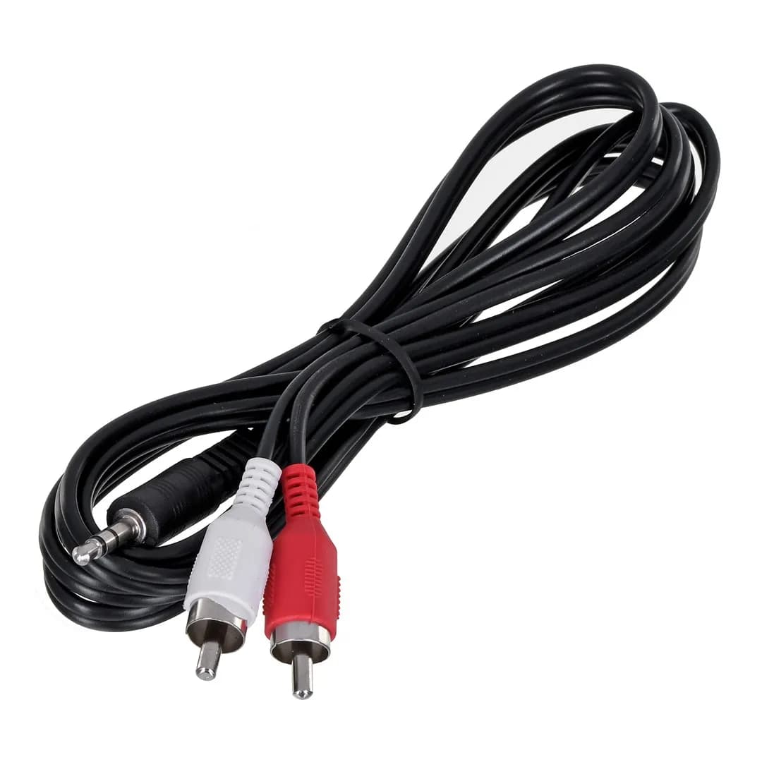 Gembird Kabel CCA-458 (2x Cinch M - Mini Jack M; 1,5m; kolor czarny)